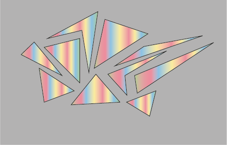 Sticker Cerchi Triangoli