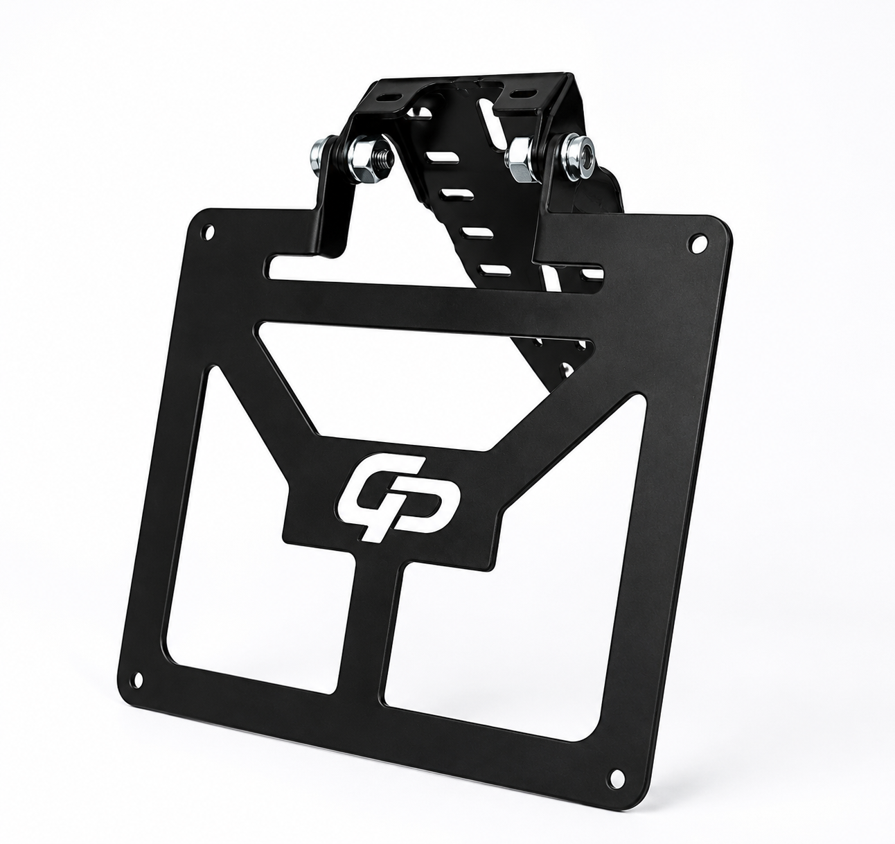 Porta Targa Universale Pieghevole Moto 125cc+ | Acciaio Inox Regolabile