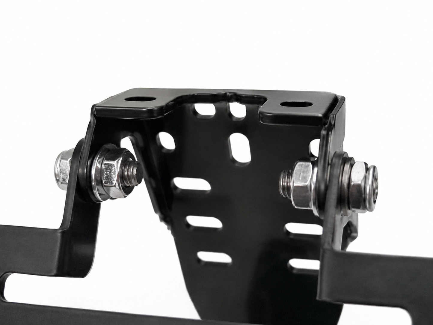 Porta Targa Universale Pieghevole Moto 125cc+ | Acciaio Inox Regolabile