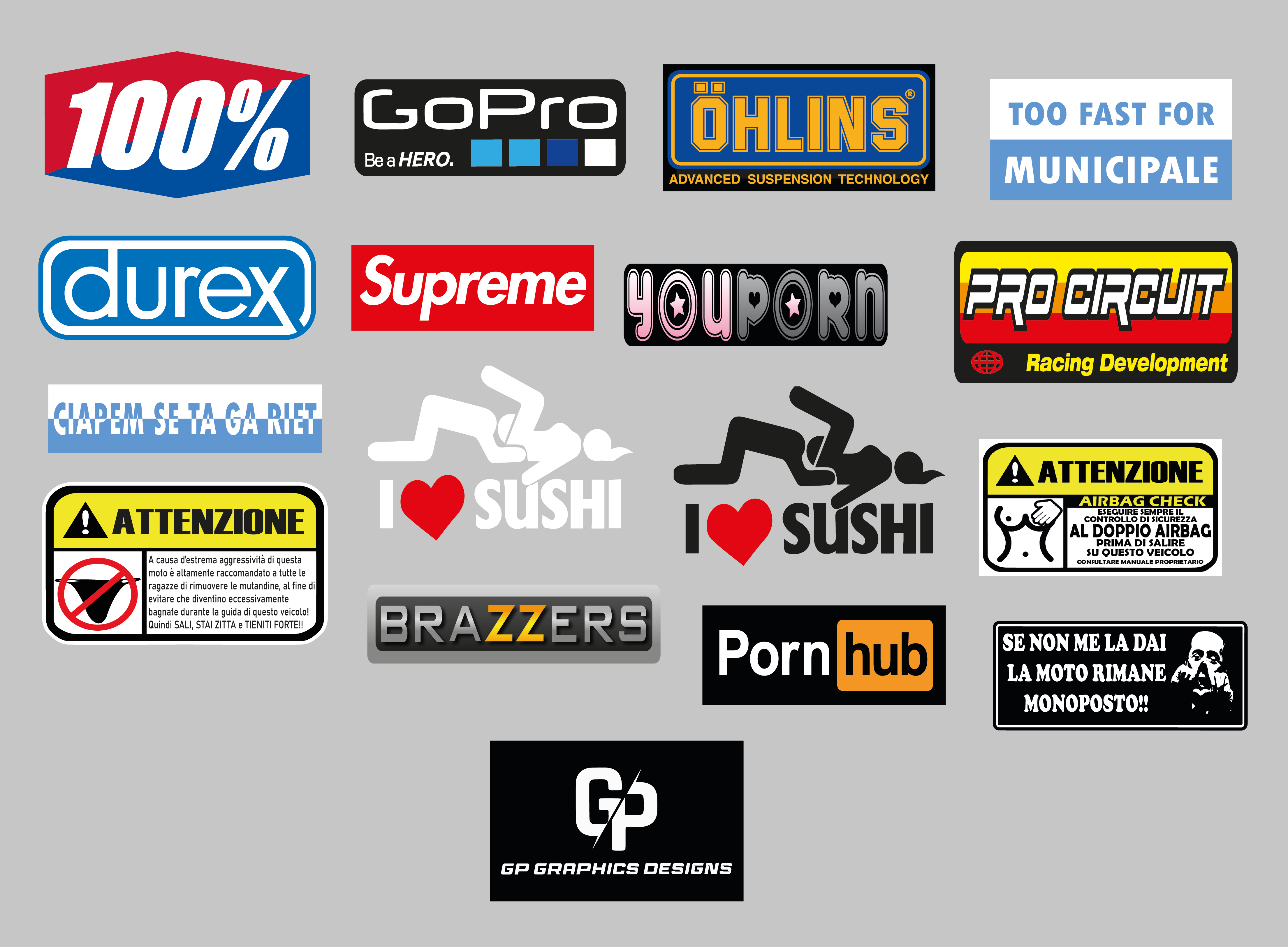 Gp Graphics Sticker Sticker Auto/Moto – GP Graphics Designs